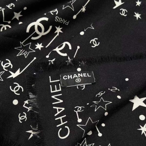 CHANEL Square silk scarf