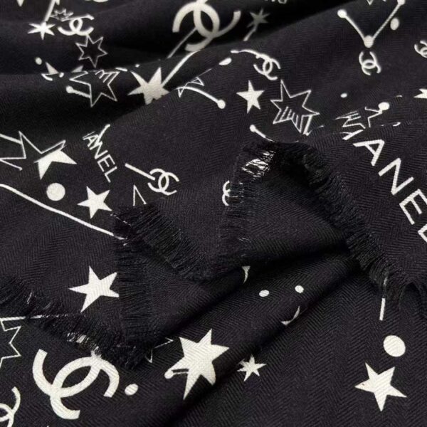 CHANEL Square silk scarf