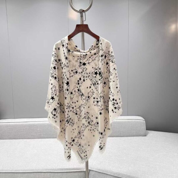 CHANEL Square silk scarf