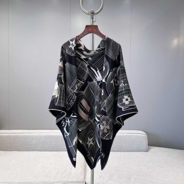 CHANEL Square silk scarf