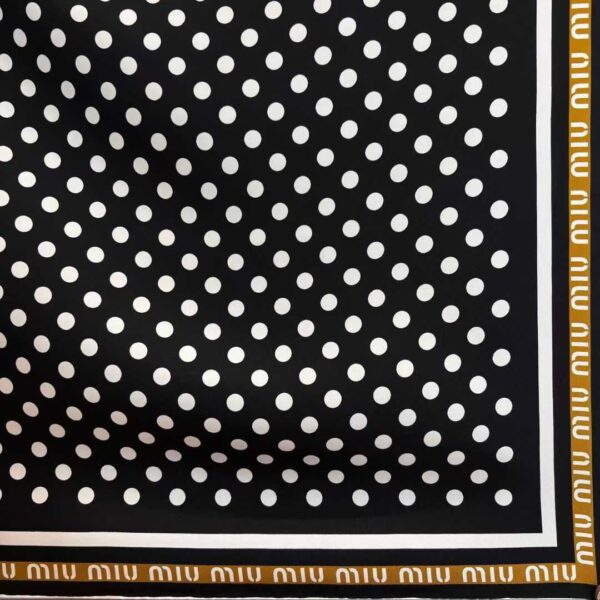 MIUMIU  Square silk scarf