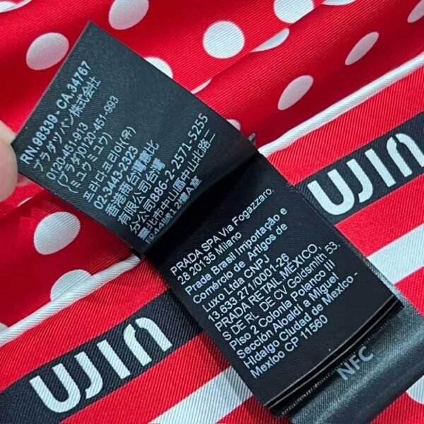 MIUMIU  Square silk scarf