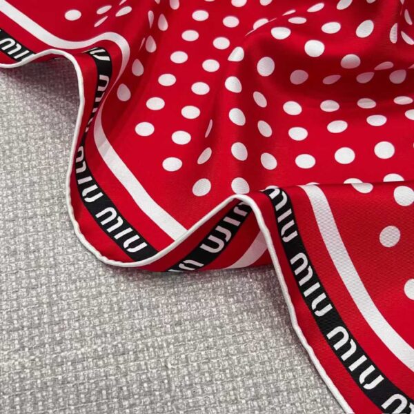 MIUMIU  Square silk scarf