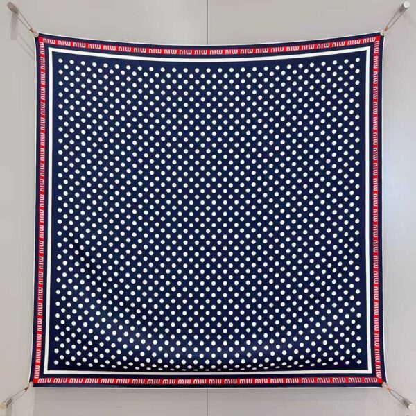 MIUMIU  Square silk scarf
