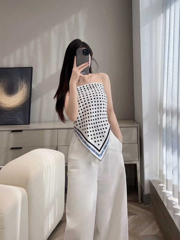 MIUMIU  Square silk scarf