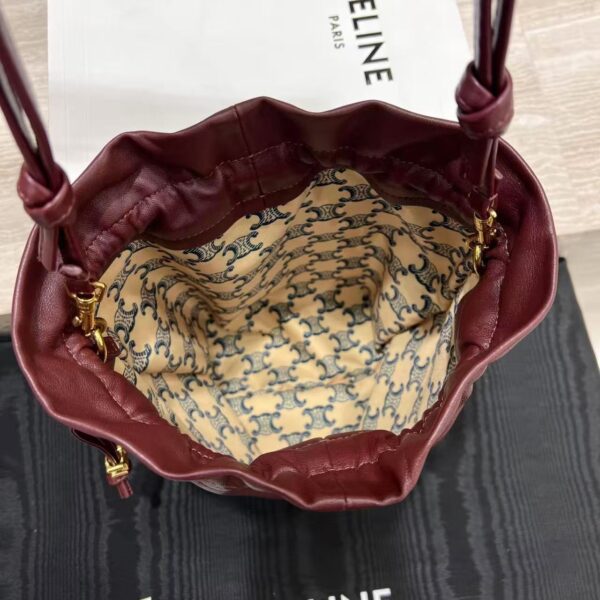 CELINE SMALL CRYSTAL POUCH IN LAMBSKIN