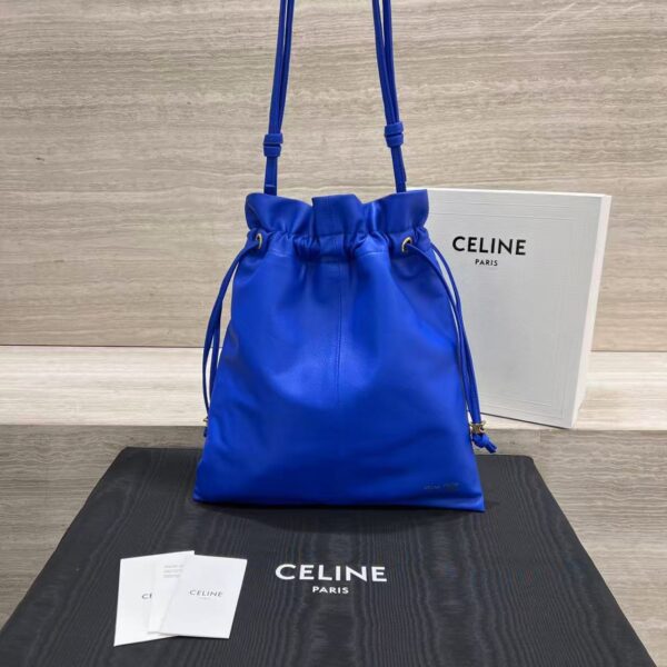 CELINE SMALL CRYSTAL POUCH IN LAMBSKIN