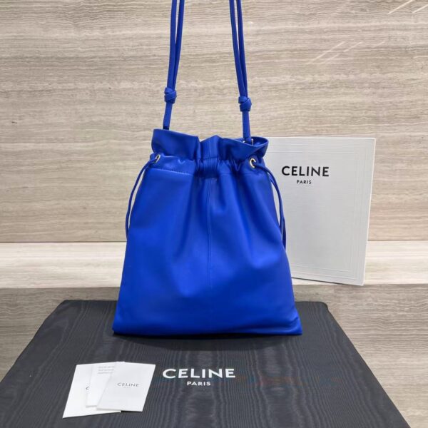 CELINE SMALL CRYSTAL POUCH IN LAMBSKIN