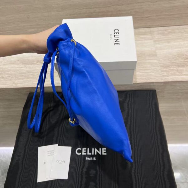 CELINE SMALL CRYSTAL POUCH IN LAMBSKIN