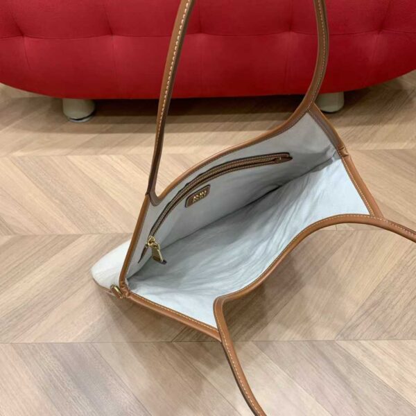 MIUMIU IVY canvas and leather bag