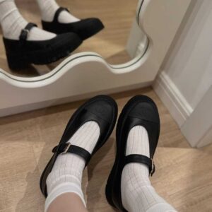 CHANEL Thick-soled Mary Jane shoes