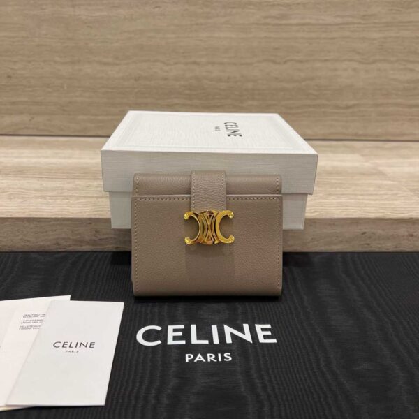 CELINE FINE STRAP WALLET NINO IN SUPPLE GRAINED CALFSKIN