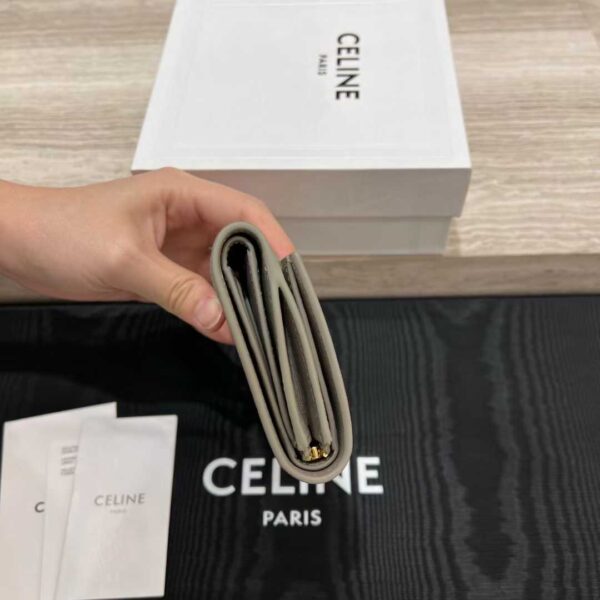 CELINE FINE STRAP WALLET NINO IN SUPPLE GRAINED CALFSKIN