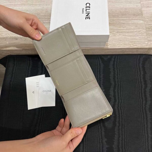 CELINE FINE STRAP WALLET NINO IN SUPPLE GRAINED CALFSKIN