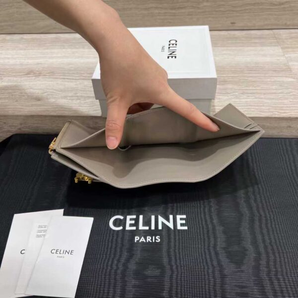 CELINE FINE STRAP WALLET NINO IN SUPPLE GRAINED CALFSKIN