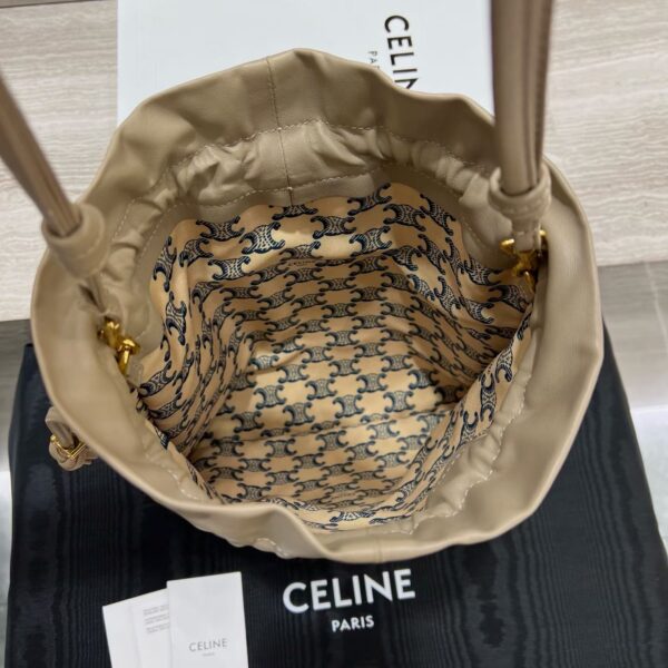 CELINE SMALL CRYSTAL POUCH IN LAMBSKIN