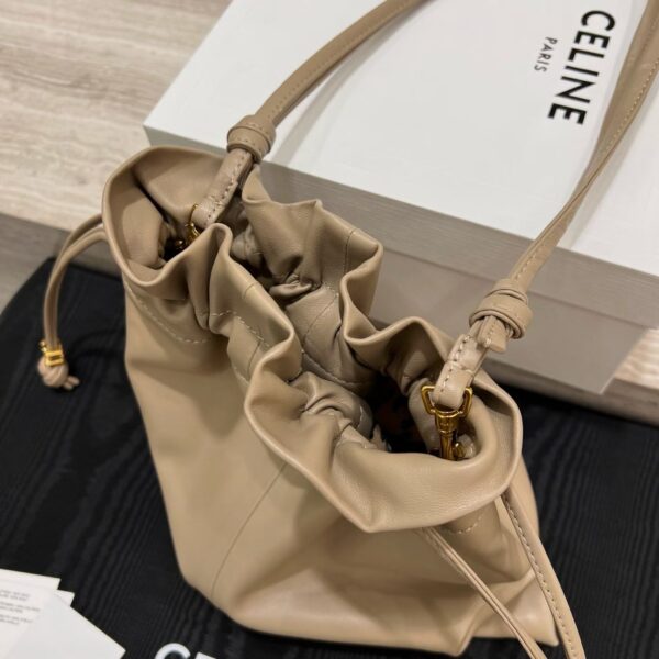 CELINE SMALL CRYSTAL POUCH IN LAMBSKIN