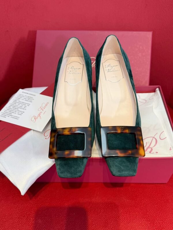 RV Tortoiseshell buckle heels