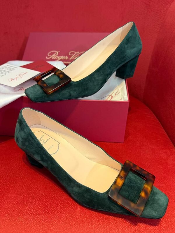 RV Tortoiseshell buckle heels