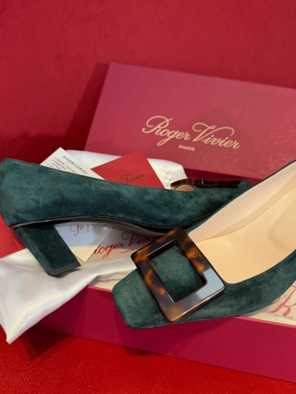 RV Tortoiseshell buckle heels