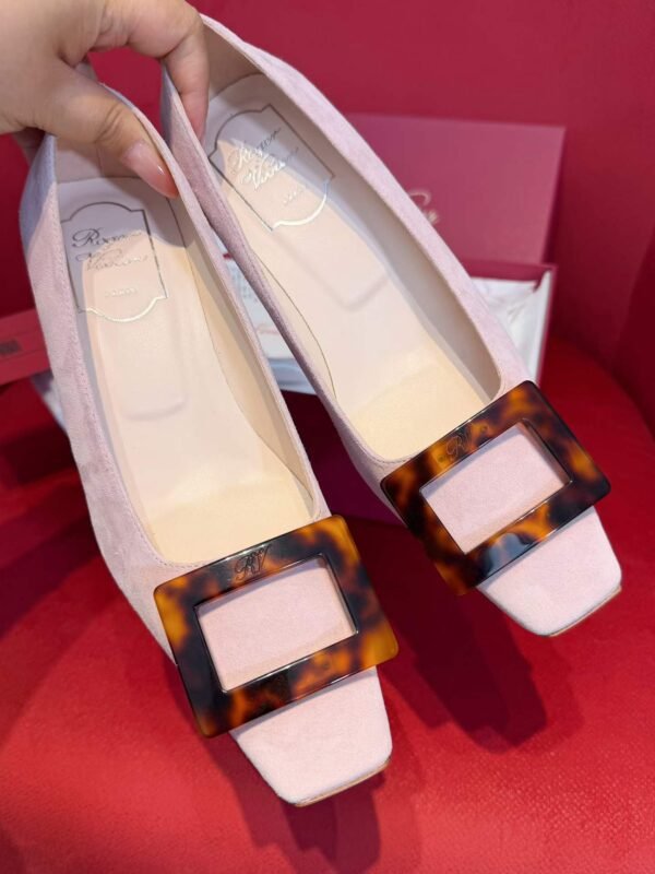 RV Tortoiseshell buckle heels