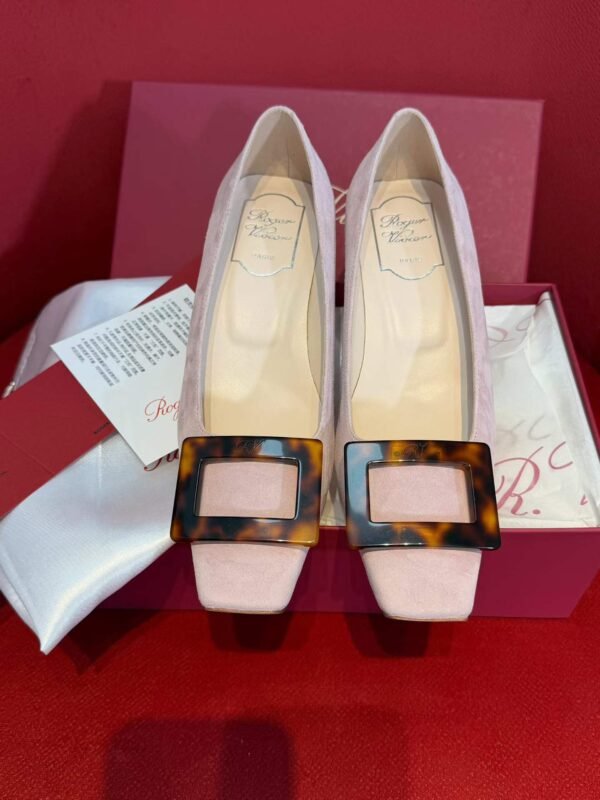 RV Tortoiseshell buckle heels