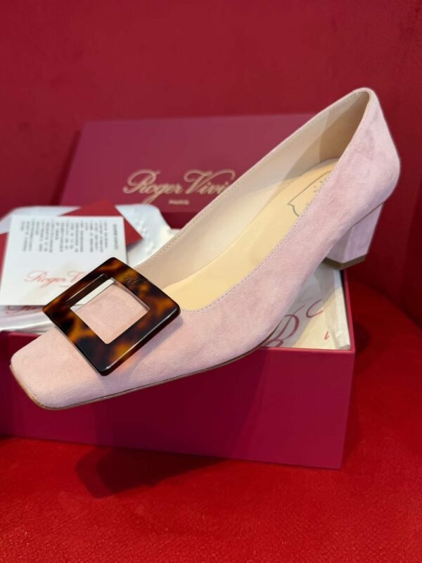 RV Tortoiseshell buckle heels