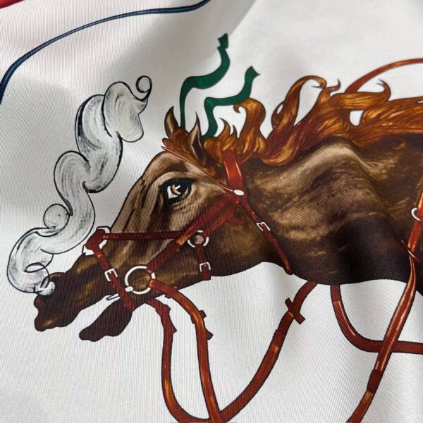 HERMES Square silk scarf