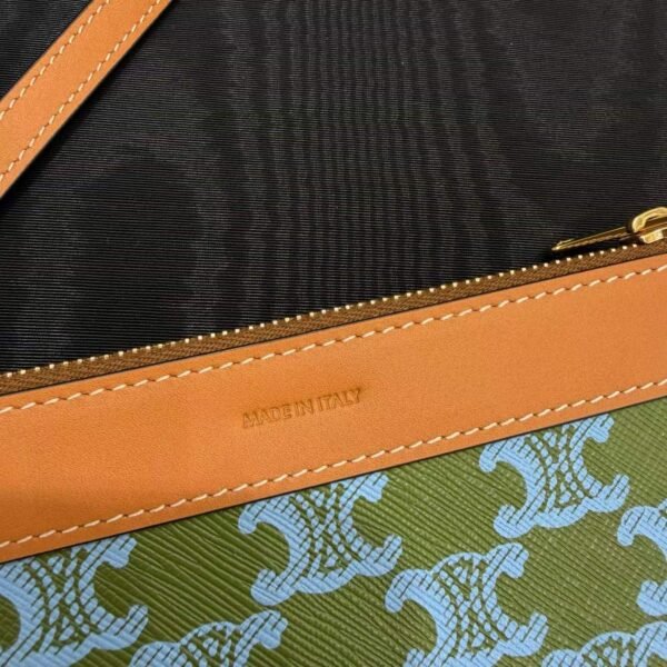 CELINE SOFT SHOPPER BAG IN TRIOMPHE CANVAS AND CALFSKIN