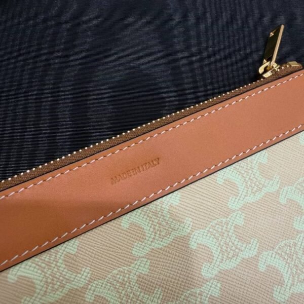 CELINE SOFT SHOPPER BAG IN TRIOMPHE CANVAS AND CALFSKIN