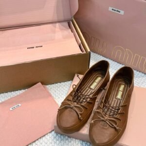 MIUMIU Vintage bow ballet shoes