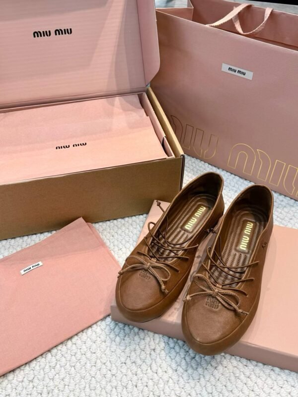 MIUMIU Vintage bow ballet shoes