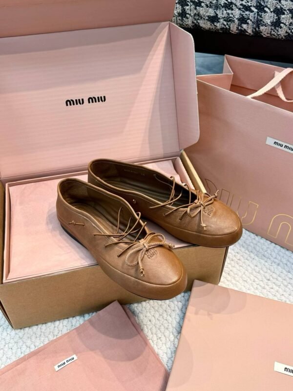 MIUMIU Vintage bow ballet shoes
