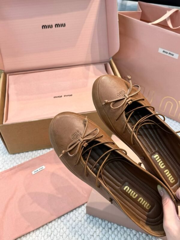 MIUMIU Vintage bow ballet shoes