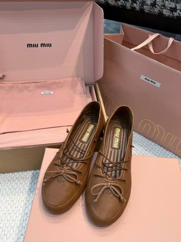 MIUMIU Vintage bow ballet shoes