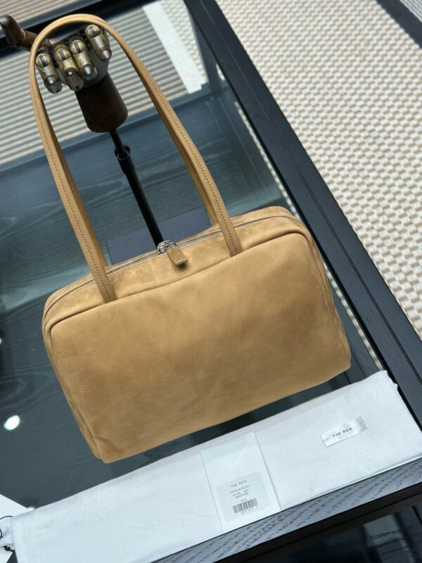 THE ROW Astra Leather Bowling Bag