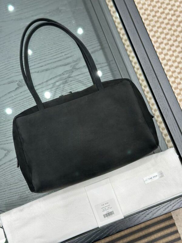 THE ROW Astra Leather Bowling Bag