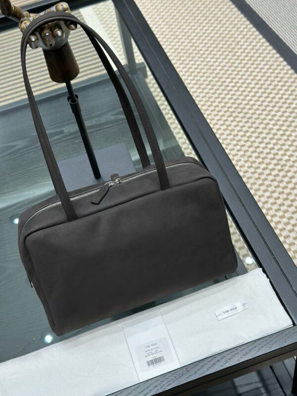 THE ROW Astra Leather Bowling Bag