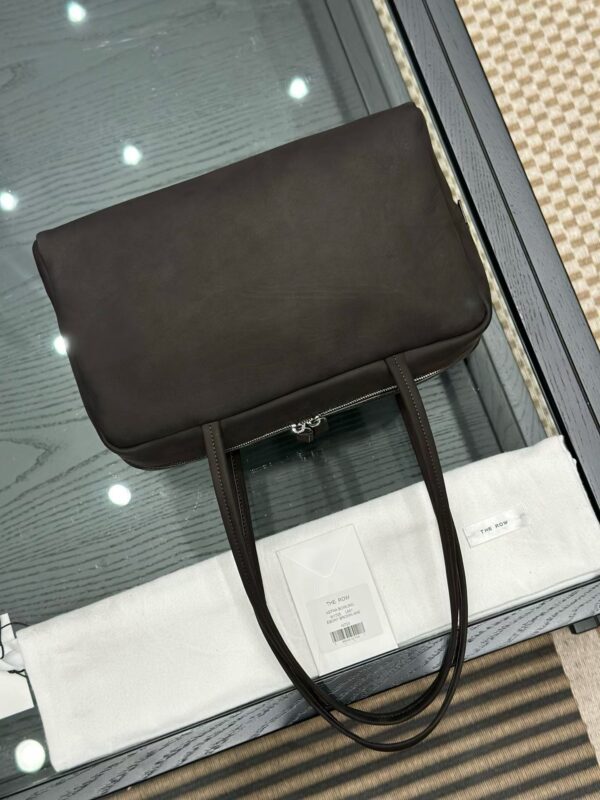 THE ROW Astra Leather Bowling Bag