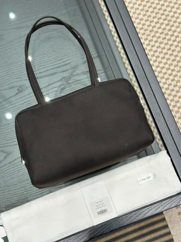 THE ROW Astra Leather Bowling Bag