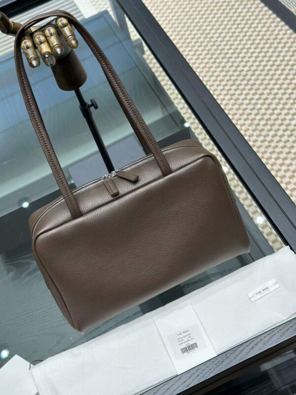 THE ROW Astra Leather Bowling Bag