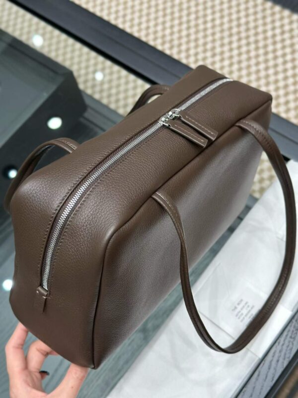 THE ROW Astra Leather Bowling Bag