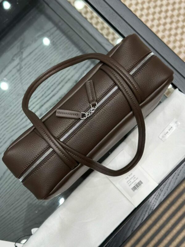 THE ROW Astra Leather Bowling Bag