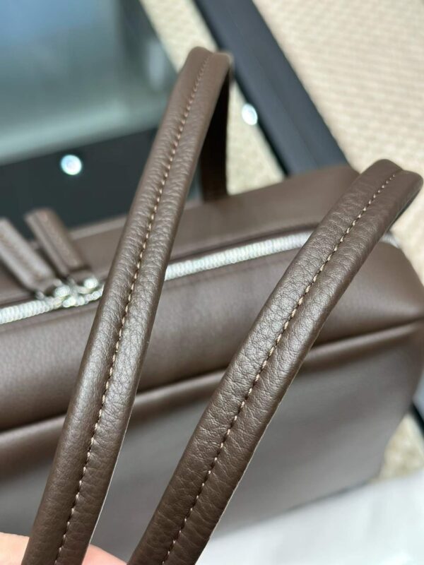 THE ROW Astra Leather Bowling Bag