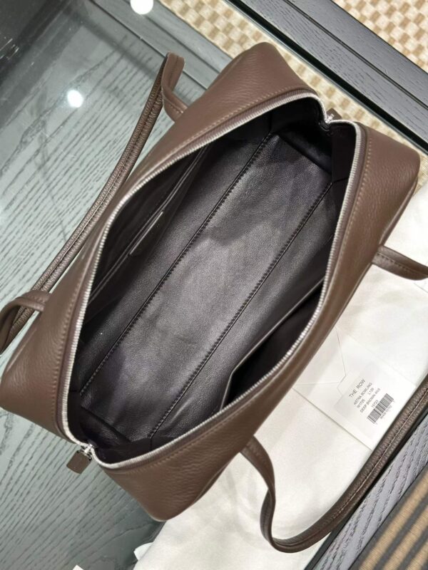 THE ROW Astra Leather Bowling Bag