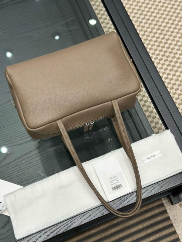 THE ROW Astra Leather Bowling Bag