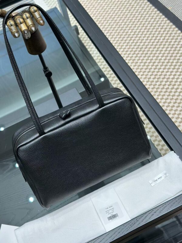 THE ROW Astra Leather Bowling Bag