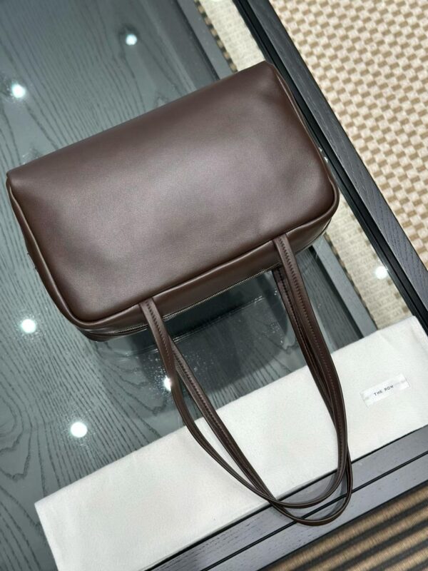 THE ROW Astra Leather Bowling Bag
