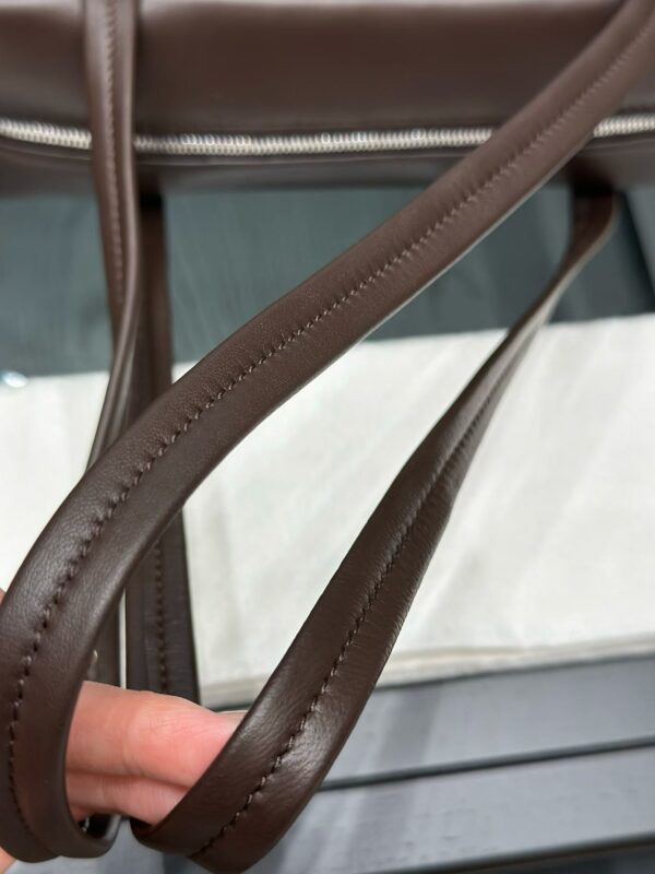 THE ROW Astra Leather Bowling Bag