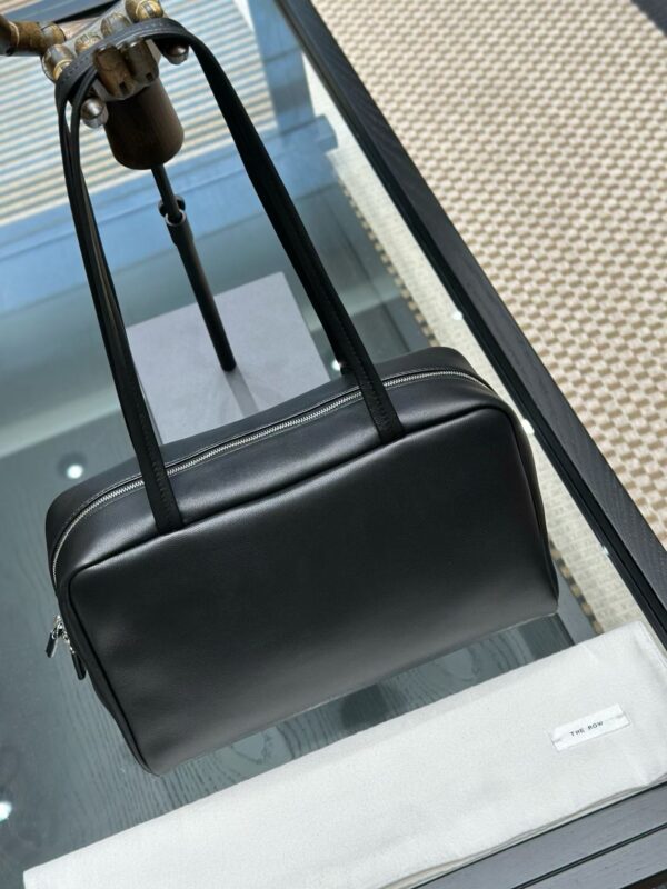 THE ROW Astra Leather Bowling Bag